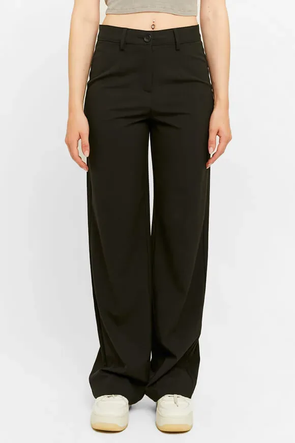 Tally Weijl Straight Leg Hose - Black 32 Damen