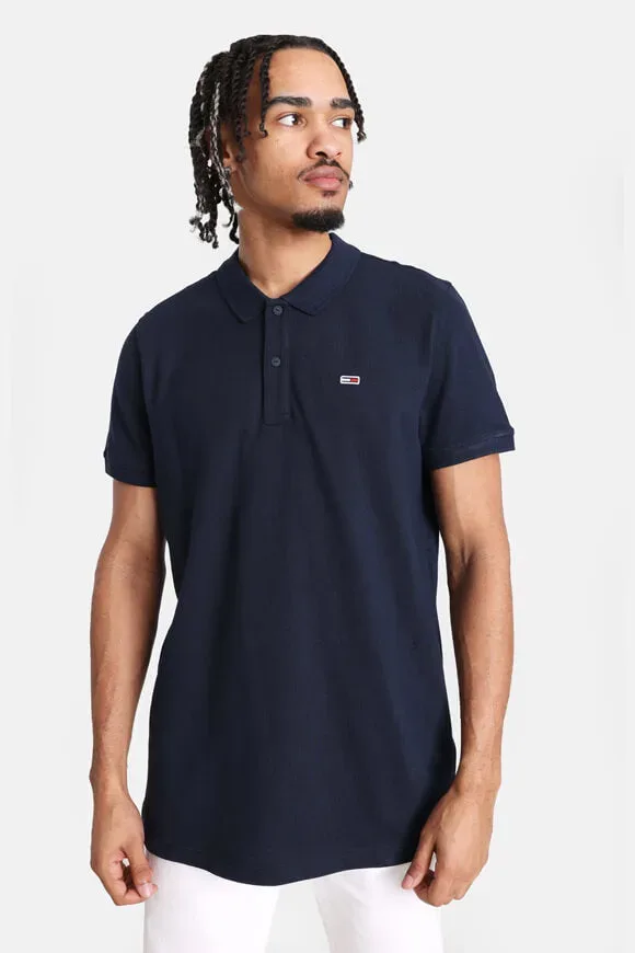Tommy Jeans Poloshirt - Dark Night Navy M Herren