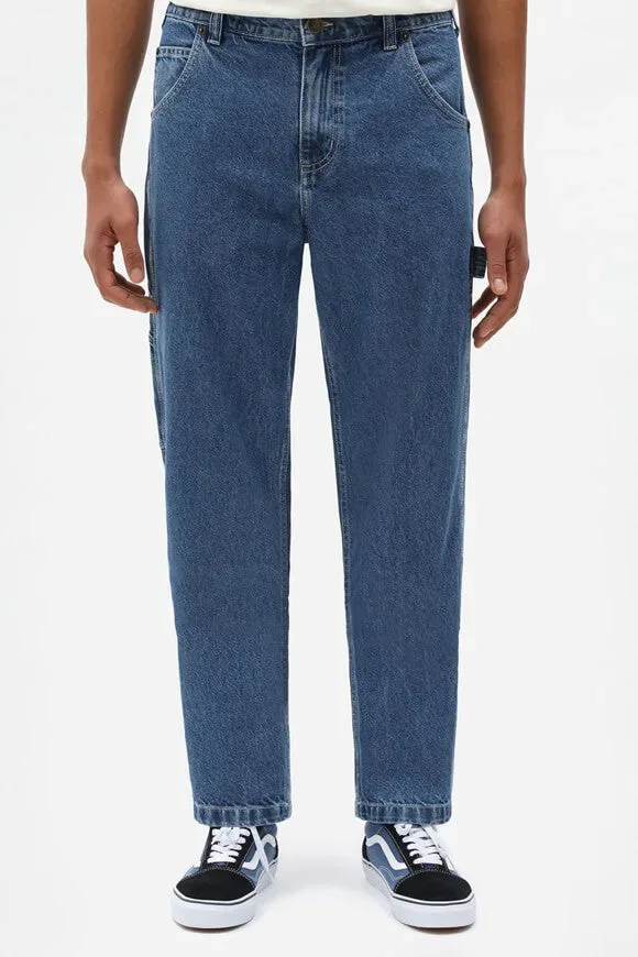 Dickies Garyville Straight Leg Jeans - Medium Blau 28/30
