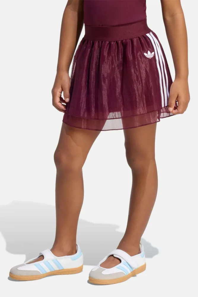 Adidas Originals Kids Mesh Minirock - Maroon 122