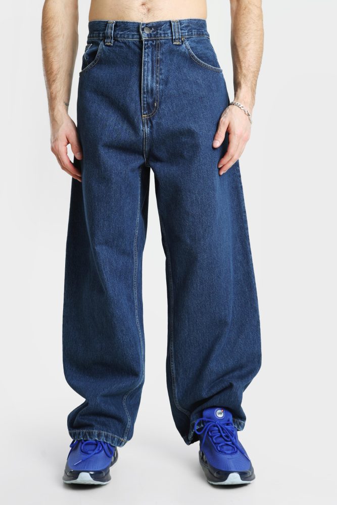 Carhartt WIP Brandon Loose Fit Jeans - Blue Stone Washed XS Herren
