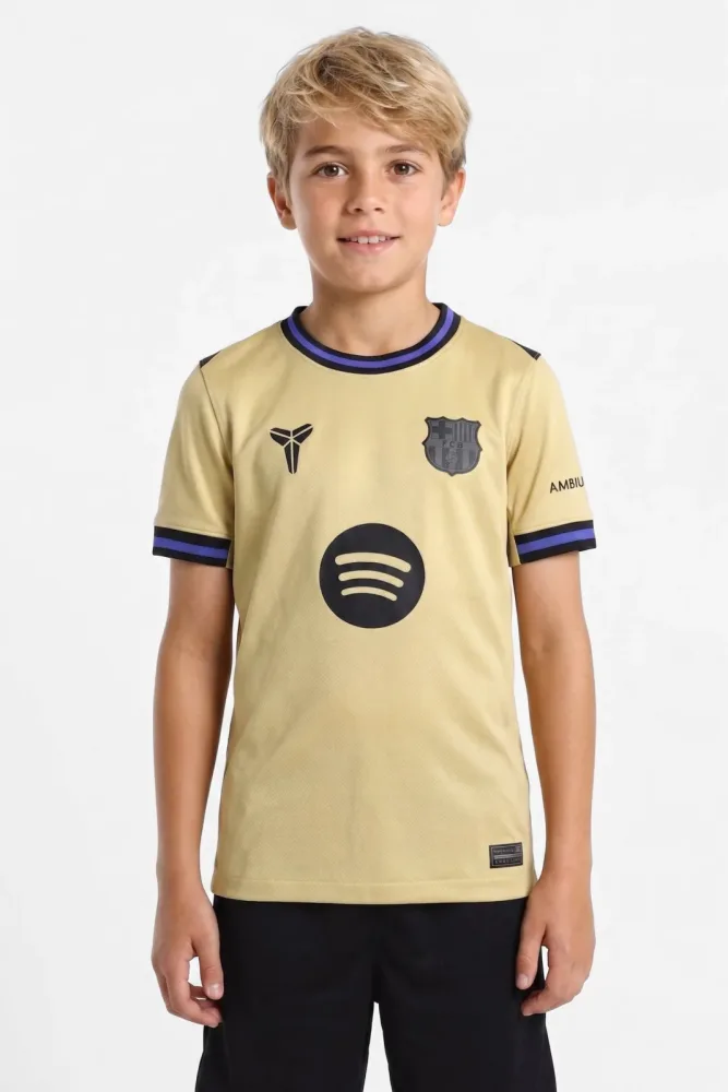Nike FC Barcelona 2025/26 Mesh T-Shirt - Team Gold L Kids
