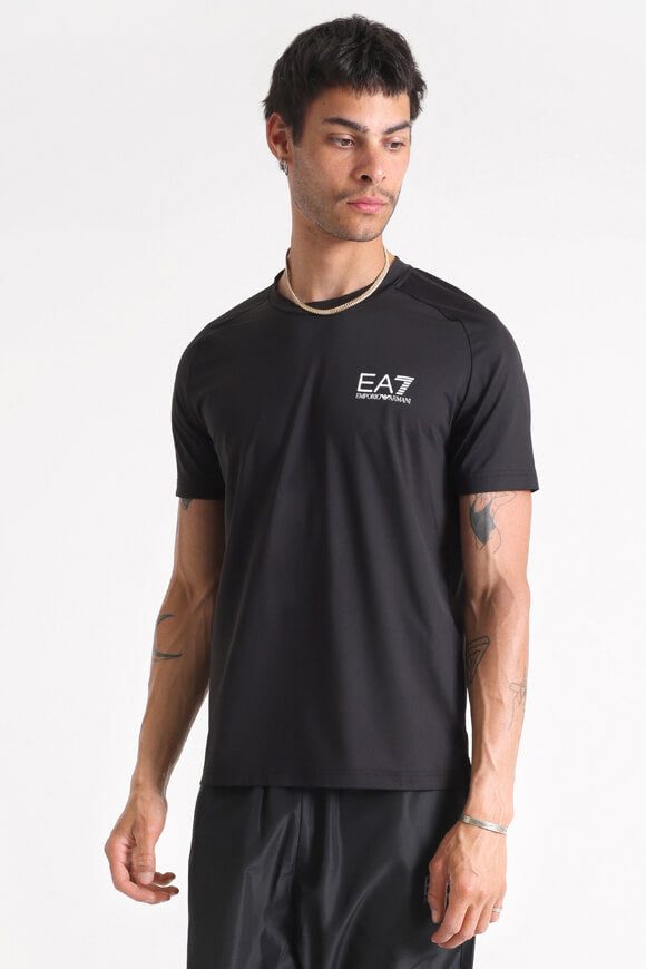 EA7 Emporio Armani Mesh T-Shirt - Black M Herren