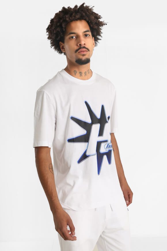 Hugo Blue Nestrolo T-Shirt - White L Herren