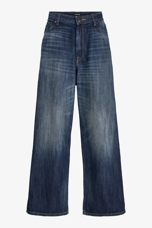 Jack & Jones Junior Ron Extra Baggy Fit Jeans - Dark Blue Denim 134 Kids