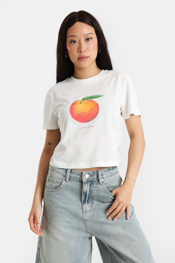 Only ONLKELLY Crop T-Shirt - Cloud Dancer XS Damen