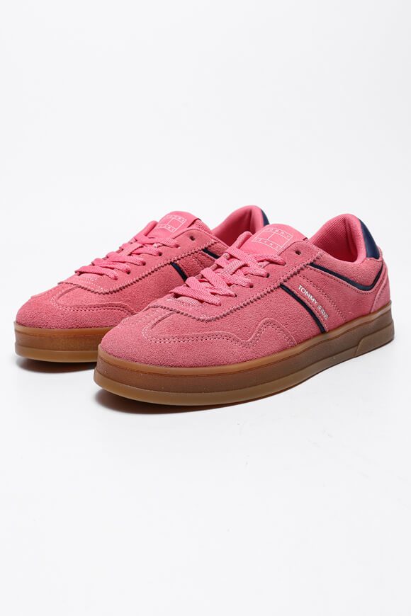 Tommy Jeans The Greenwich Suede Sneaker - Preppy Pink EU38 Damen
