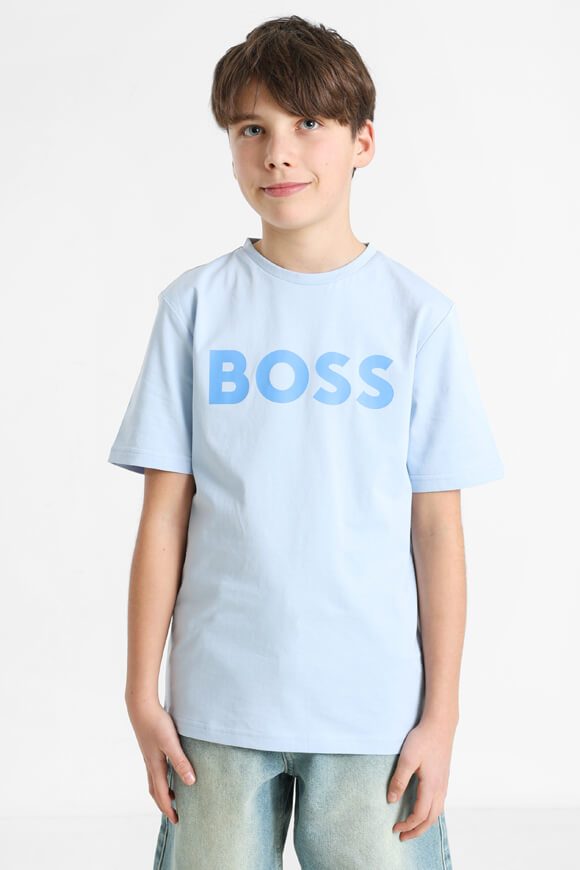 Boss T-Shirt - Persian Blue 14 Kids