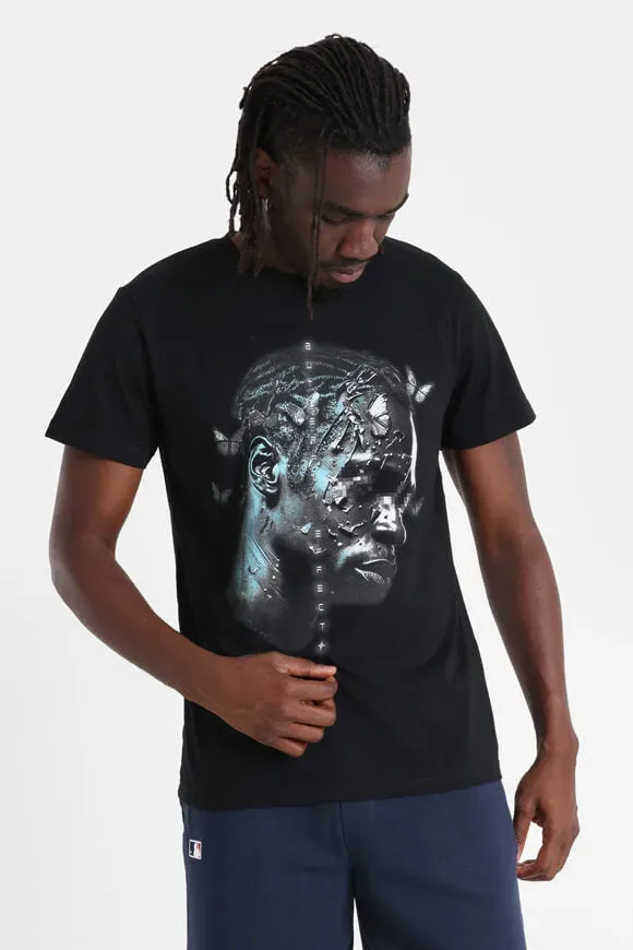Mister Tee Butterfly Effect T-Shirt - Black S Herren