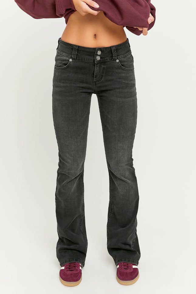 Tally Weijl Bootcut Jeans - Black Denim 32 Damen