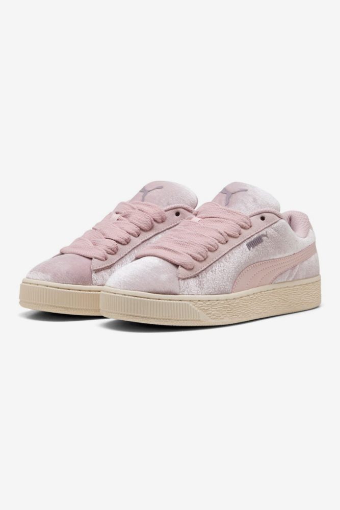 Puma Suede XL Velvet Dream Sneaker - Mauve Mist + Alpine Snow EU37 Damen