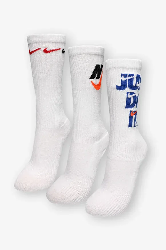 Nike Dreierpack Socken - Weiss EU42-46