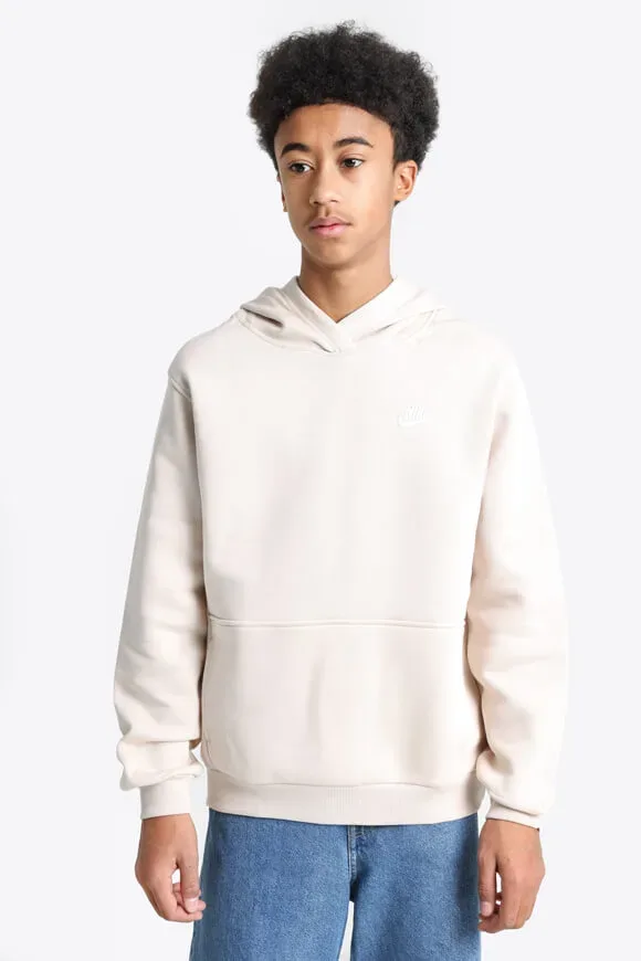 Nike Club Fleece Kapuzensweatshirt - Sanddrift L Kids