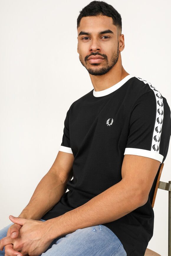 Fred Perry T-Shirt - Schwarz XS Herren