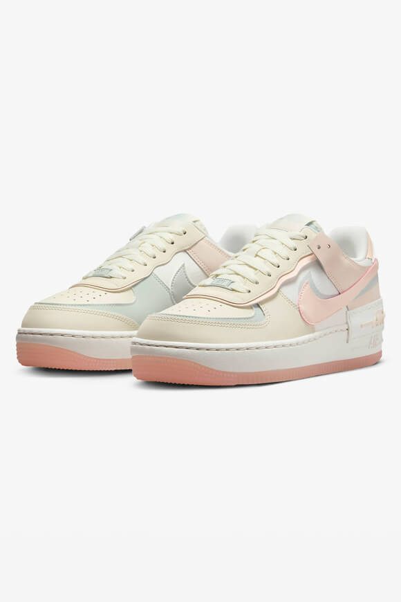 Nike Air Force 1 Shadow Sneaker - Coconut Milk + Crimson Tint EU38 Damen