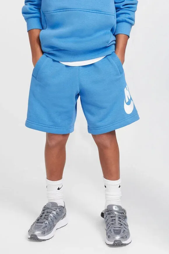 Nike Club Fleece Sweatshorts - Blue Beyond L Kids