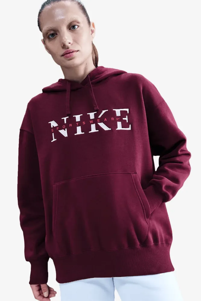 Nike - Hoodie, für Damen, Bordeaux, Größe L