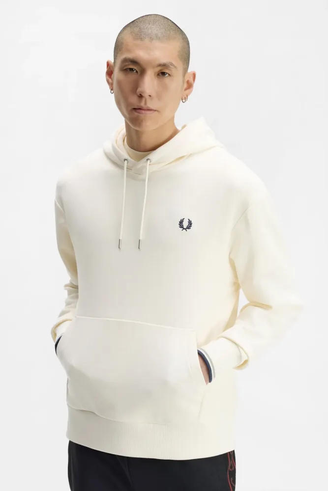 Fred Perry Kapuzensweatshirt - Offwhite L Herren