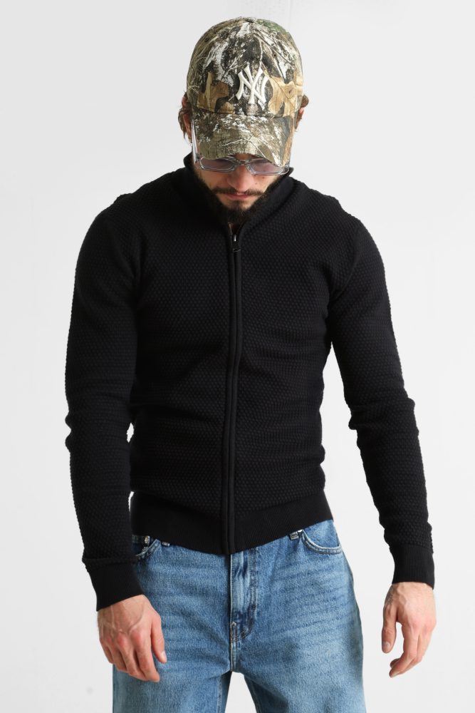 Blend BHREDHILL Strickjacke - Black M Herren