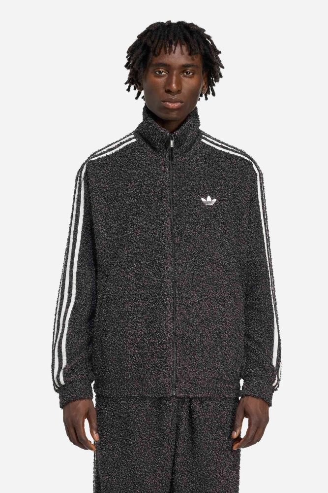 Adidas Originals Boucle Firebird Teddy Jacke - Black L Herren