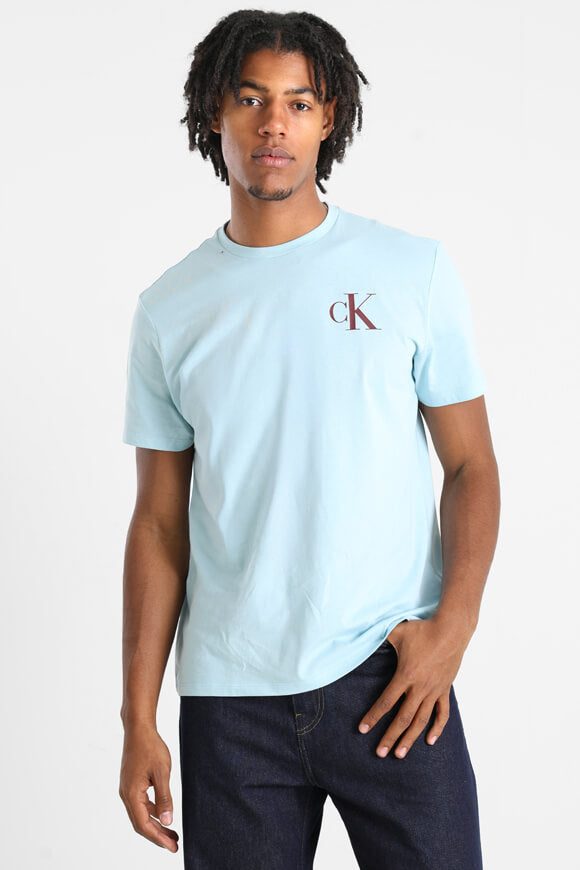 Calvin Klein Jeans - T-Shirt, für Herren, Hellblau, Größe L