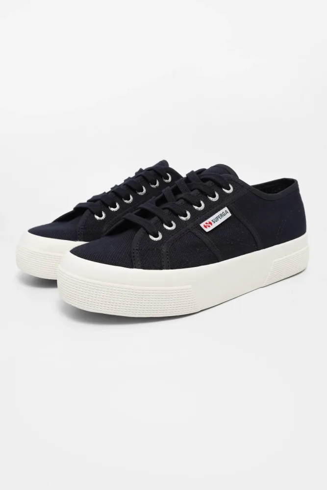Superga Plateau Sneaker - Navy EU37 Damen