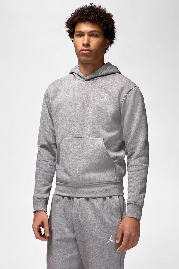 Jordan Brooklyn Fleece Kapuzensweatshirt - Grey Heather M Herren