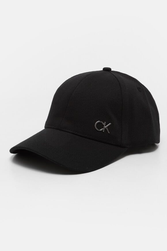 Calvin Klein Bombed Metal Strapback Cap - Black Einheitsgroesse Herren