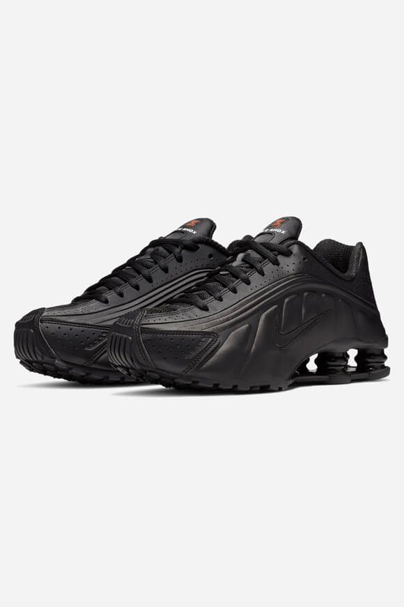 Nike Shox R4 Sneaker - Black + Max Orange EU37.5 Damen