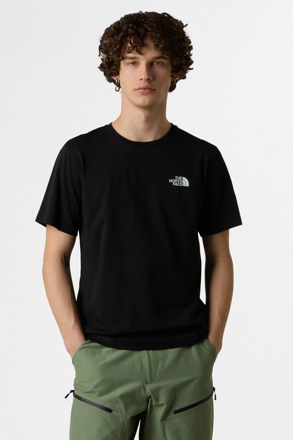 The North Face Vertical T-Shirt - Black L Herren