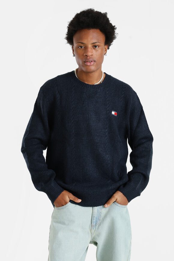 Tommy Jeans Strickpullover - Dark Night Navy L Herren