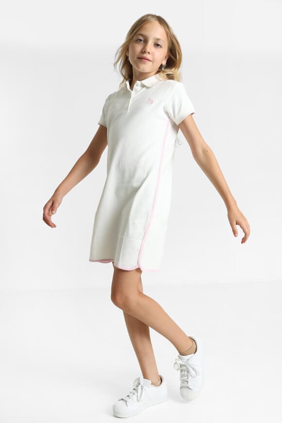 U.S. Polo Assn. Minikleid - Offwhite 12 Kids