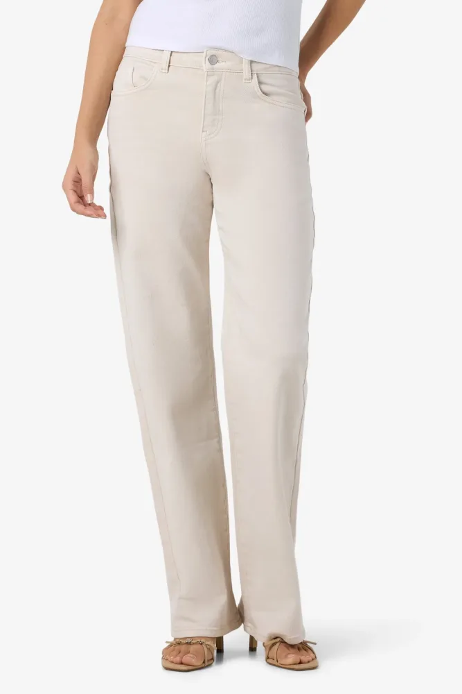 Noisy May NMYOLANDA Straight Fit Jeans L30 - Pumice Stone 26/30 Damen