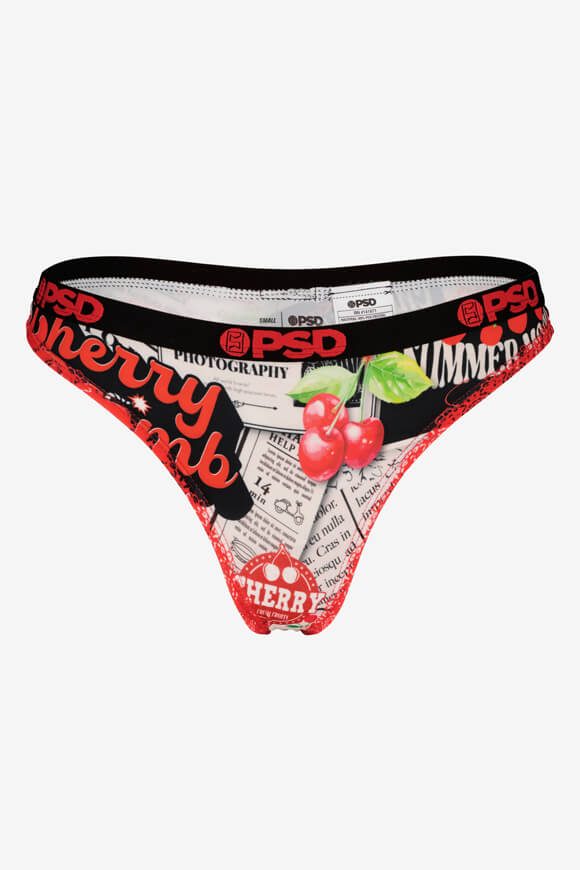 PSD Underwear String - Red + White + Black XS Damen