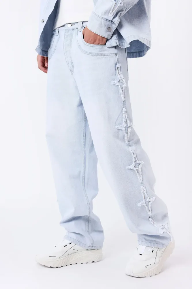 Project X Paris Regular Fit Jeans - Light Blue S Herren