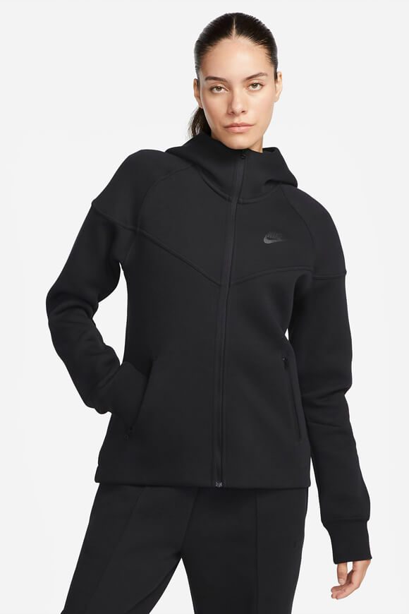 Nike Kapuzensweatjacke - Black S Damen