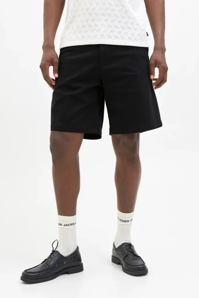 Jack & Jones JPSTKARL Chino Shorts - Black M Herren