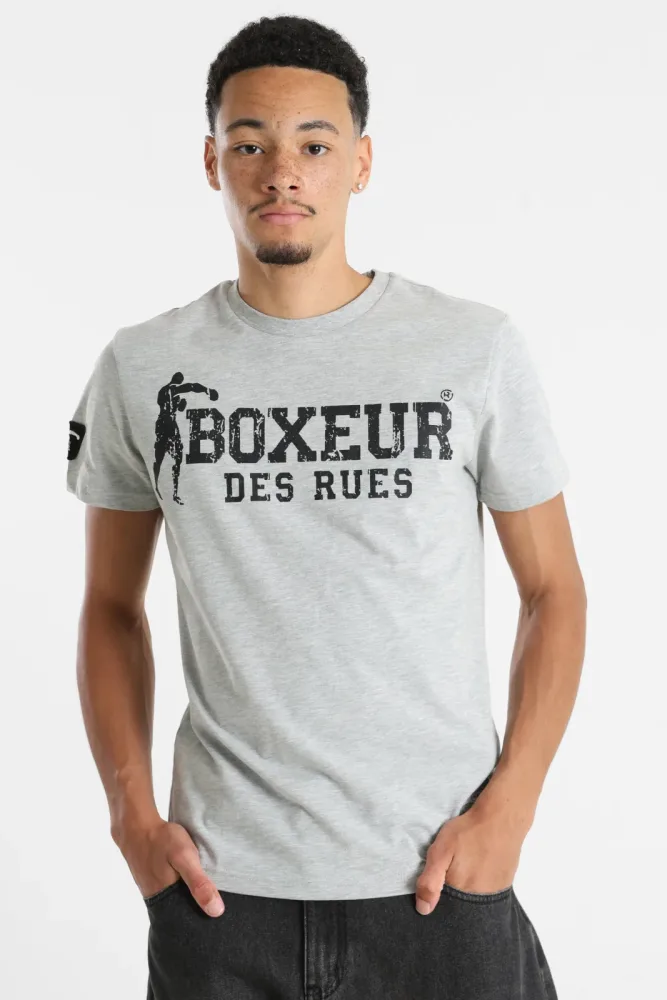 Boxeur des Rues T-Shirt - Grey Melange XS Herren