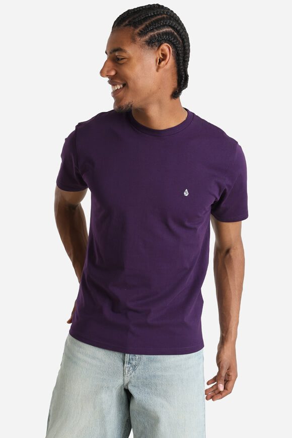 Volcom Stone Blanks BSC T-Shirt - Grape Royale M Herren