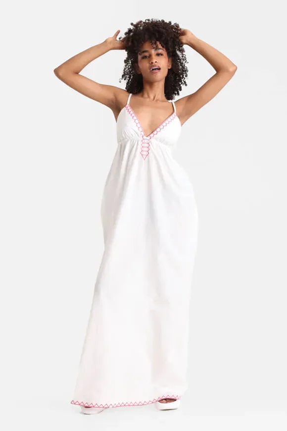 Only Aria Strap Maxikleid - Cloud Dancer XS Damen