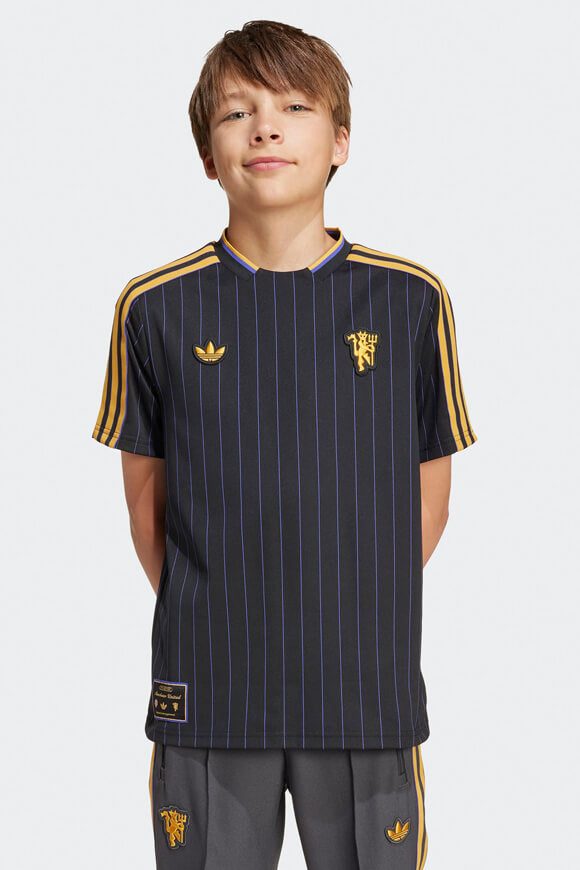 Adidas Originals Manchester United Jersey T-Shirt - Utility Black 152 Kids