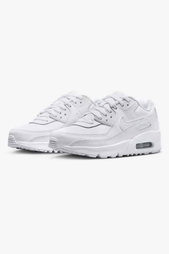 Nike Air Max 90 Sneaker - White + Metallic Silver EU37.5 Kids