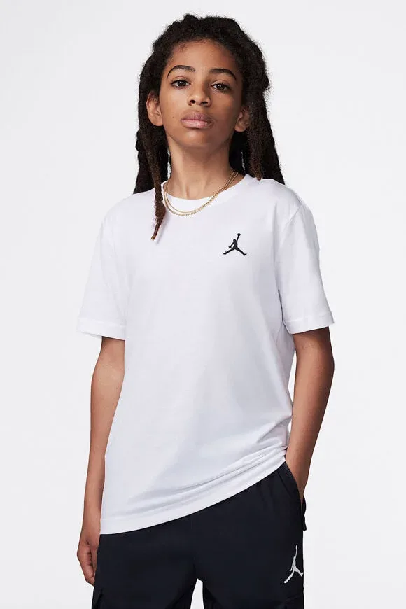 Jordan Jumpman Air Embroidered T-Shirt - White S Kids