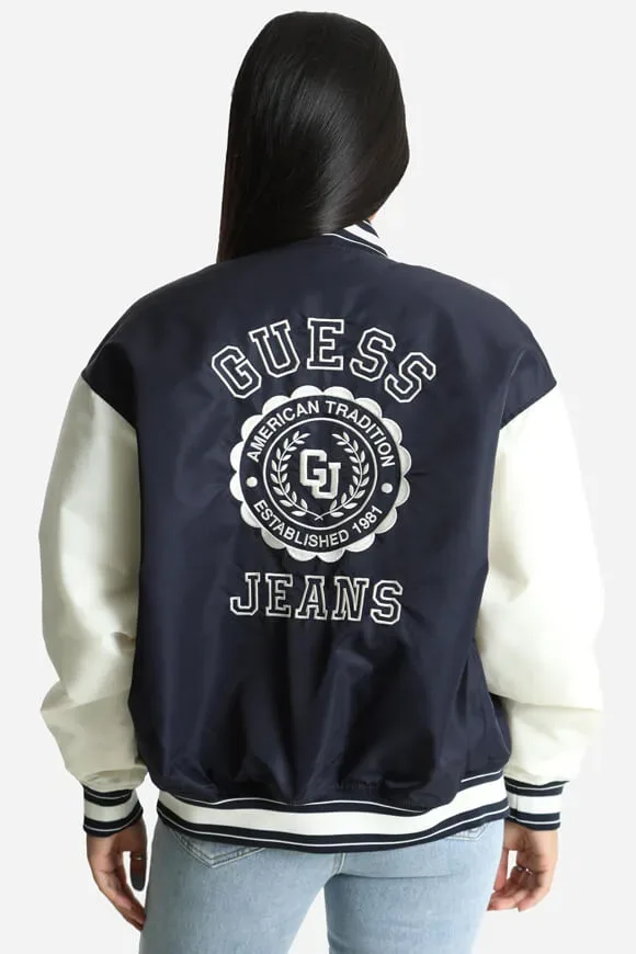 Guess Jeans Bomberjacke - Blue XS Damen