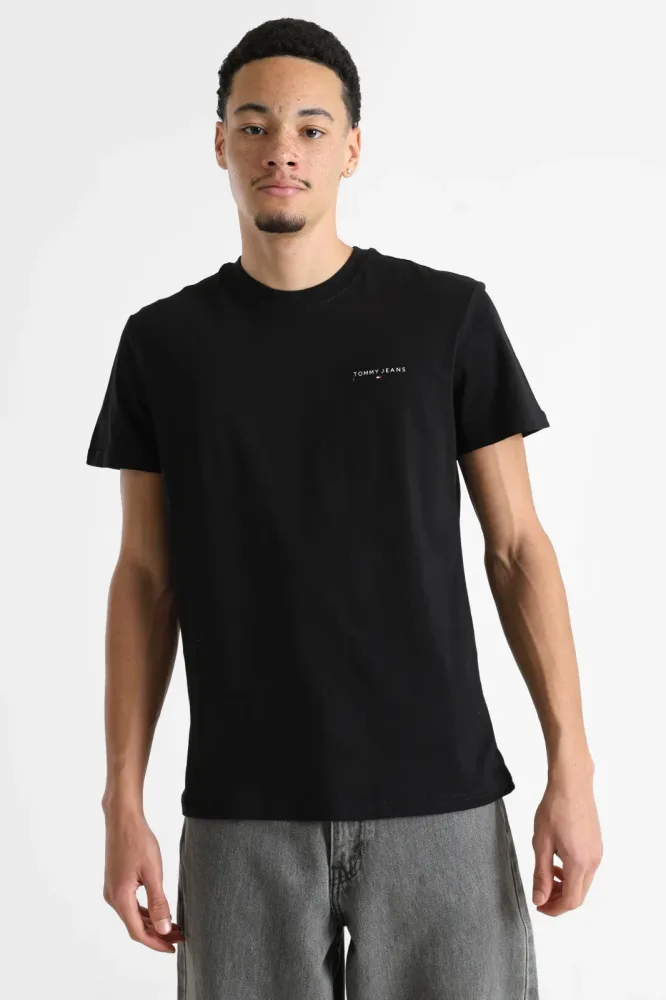 Tommy Jeans T-Shirt - Black L Herren