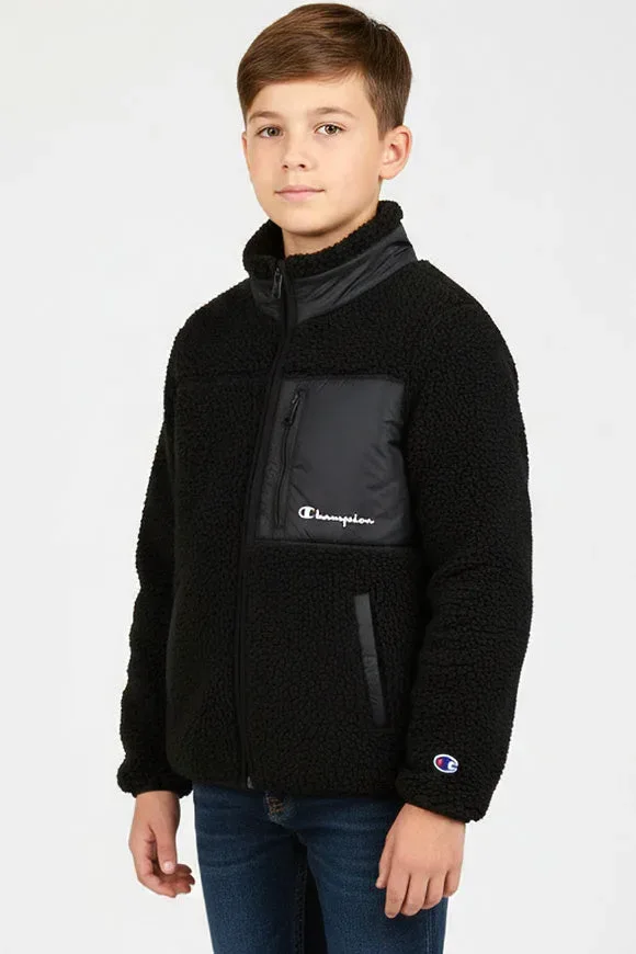 Champion Sherpa Jacke - Black XL Kids