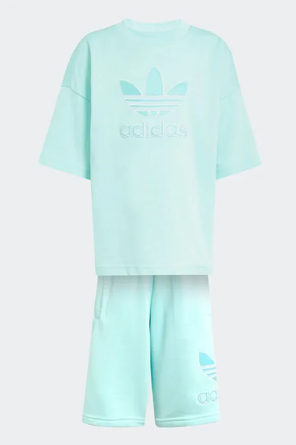 Adidas Originals Kids-Set - Semi Flash Aqua 116