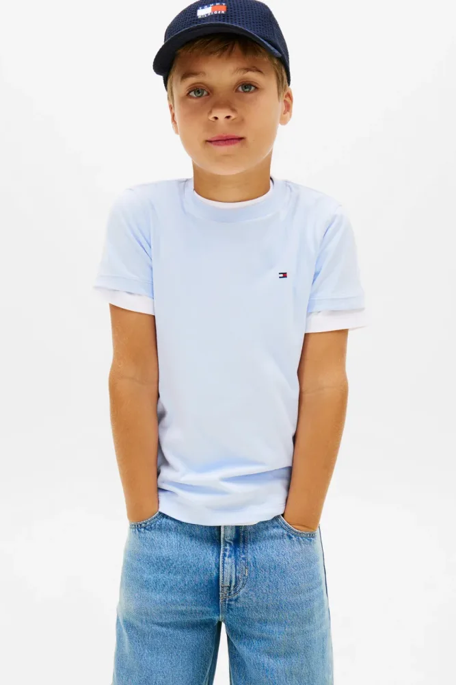 Tommy Hilfiger Kids Essential Cotton T-Shirt - Sweet Blue 14 Kids