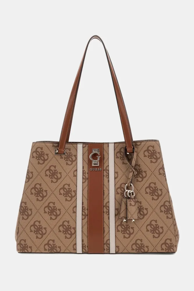 Guess Erenia Handtasche - Latte Einheitsgroesse Damen