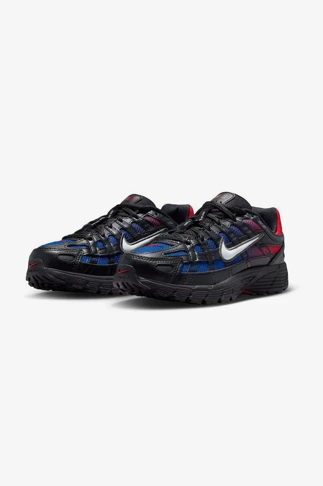 Nike P-6000 Fade Sneaker - Black + Off White + Bright Crimson EU36.5 Kids